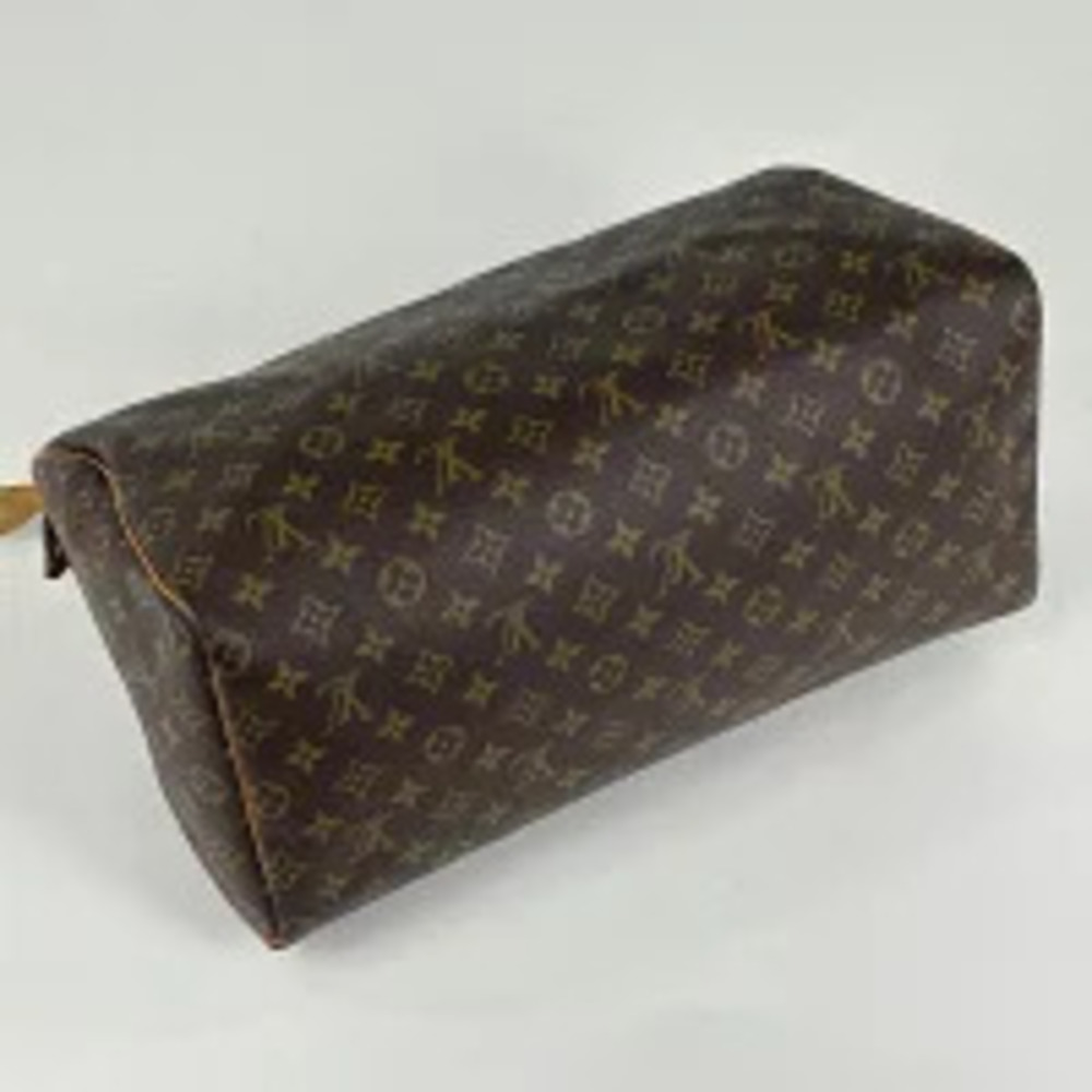 Louis Vuitton Boston Monogram Speedy Brown Commuter Bag Handbag
